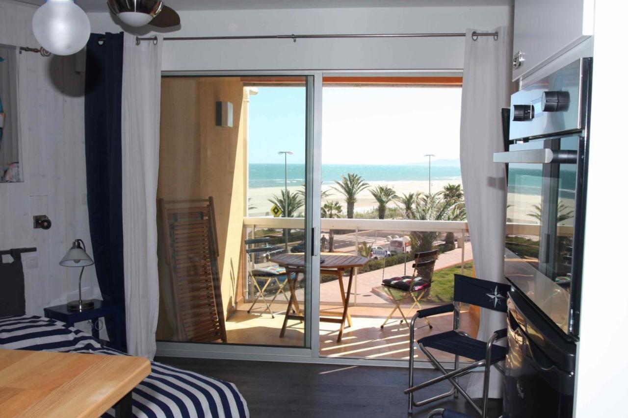 Studio Vue Mer Et Cap Canet-en-Roussillon Bagian luar foto